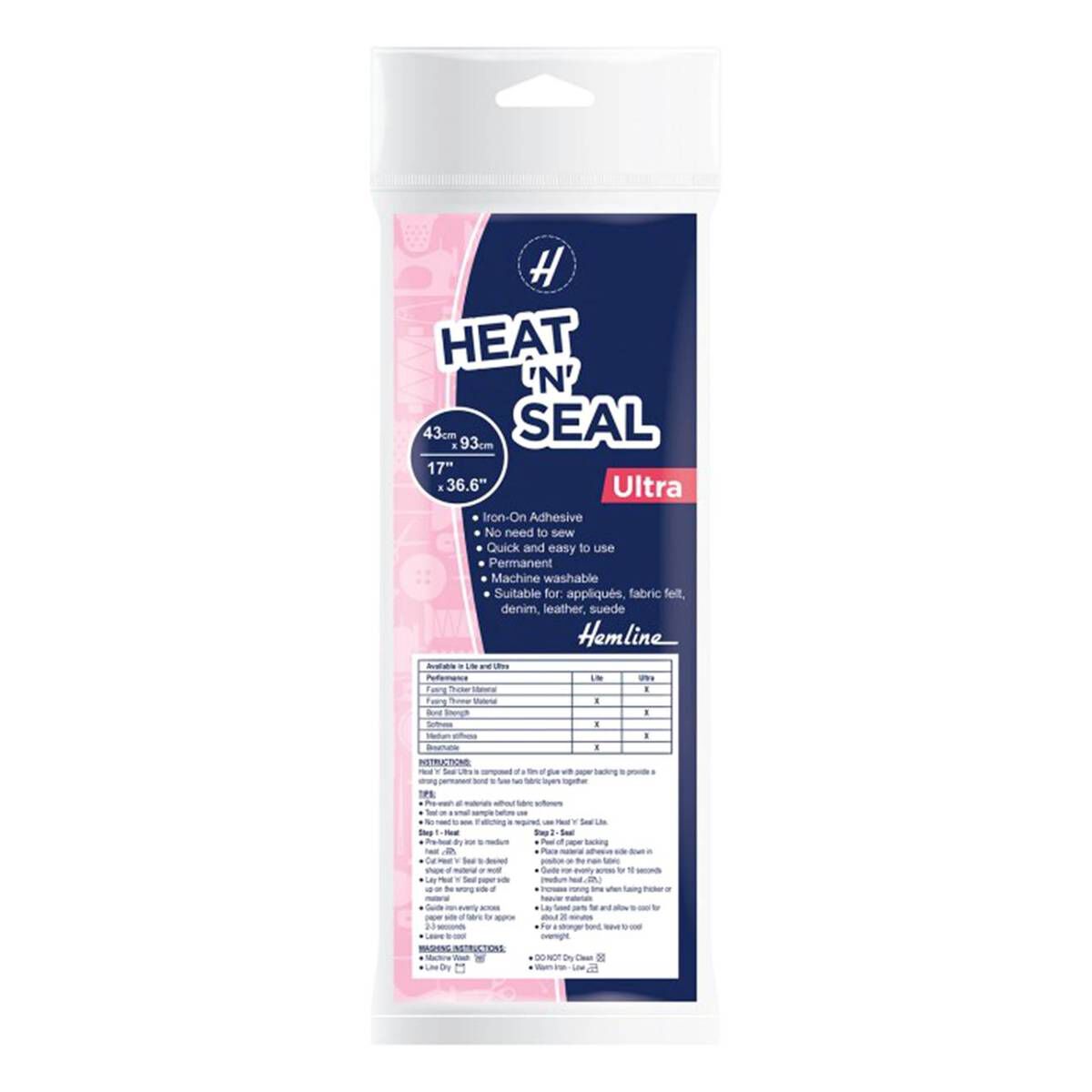 Heat ‘n’ Seal Ultra 43cm x 93cm 1 Heat ‘n’ Seal Ultra 43cm x 93cm