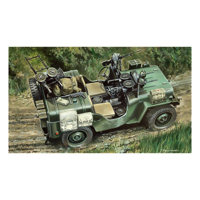 Italeri Commando Car Model Kit 1:35 2 Italeri Commando Car Model Kit 1:35