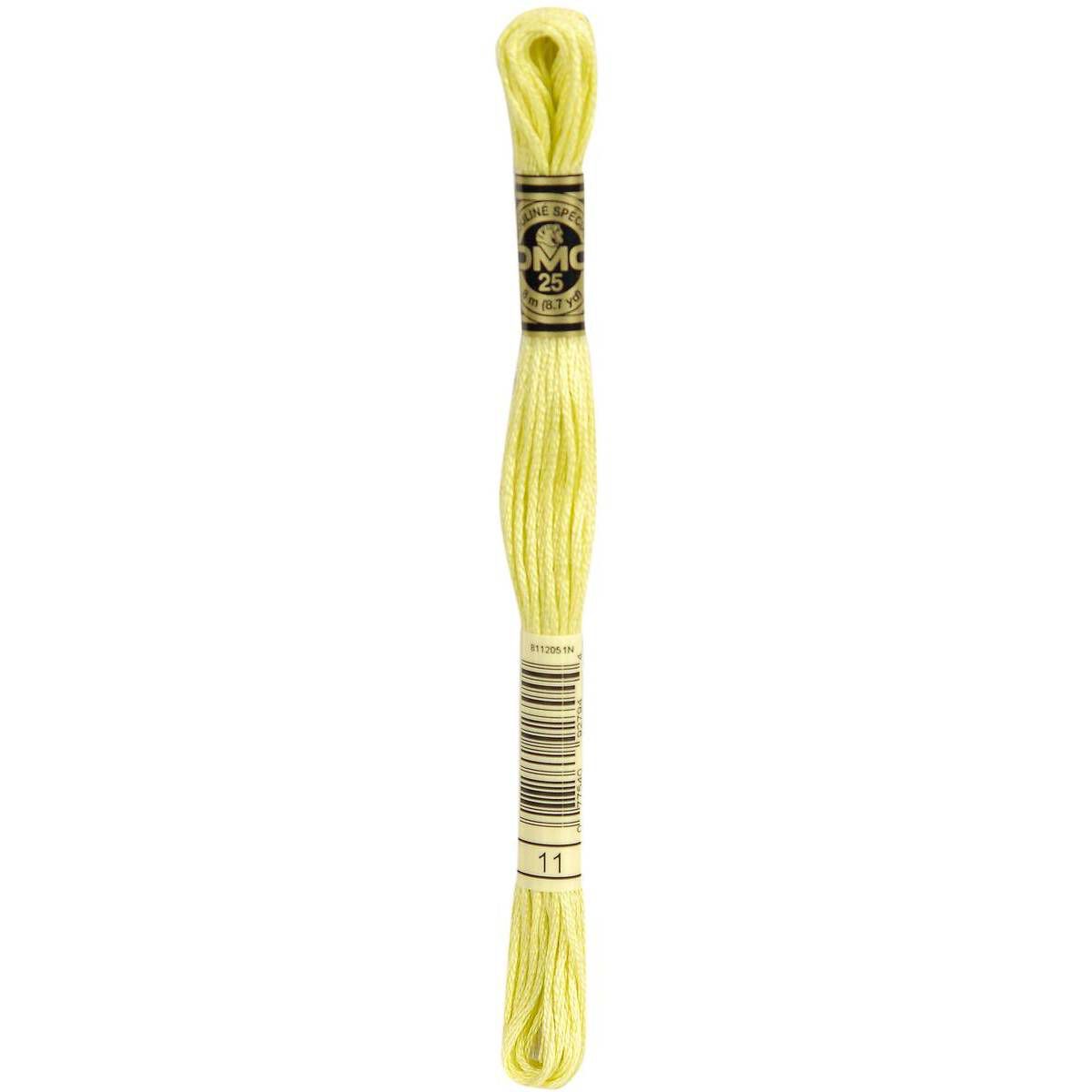 DMC Yellow Mouline Special 25 Cotton Thread 8m (011) 3 DMC Yellow Mouline Special 25 Cotton Thread 8m (011)