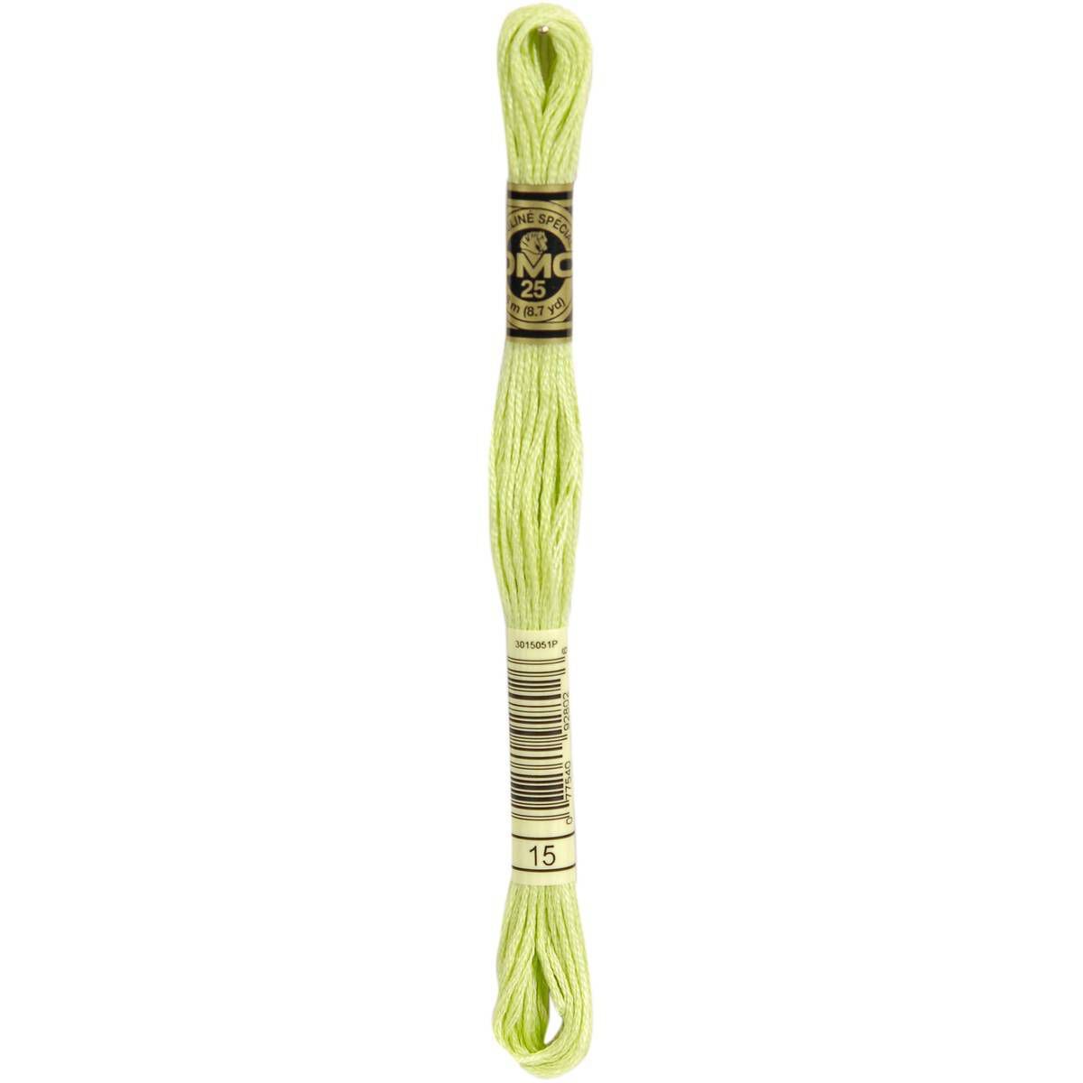 DMC Green Mouline Special 25 Cotton Thread 8m (015) 3 DMC Green Mouline Special 25 Cotton Thread 8m (015)