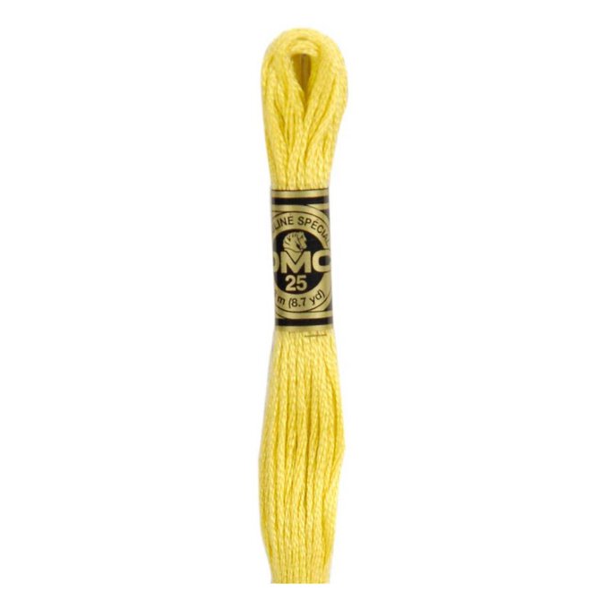DMC Yellow Mouline Special 25 Cotton Thread 8m (017) 1 DMC Yellow Mouline Special 25 Cotton Thread 8m (017)