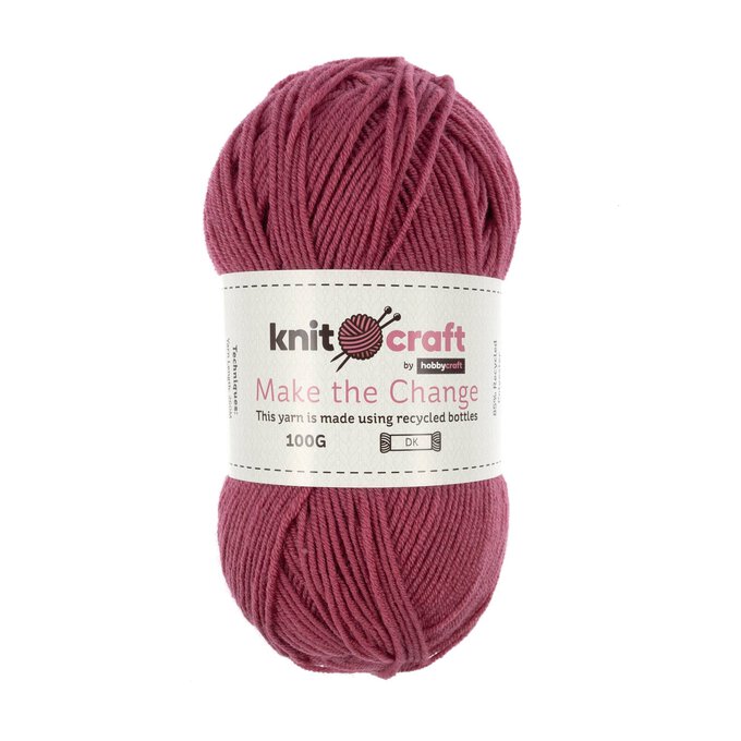Knitcraft Vintage Rose Make the Change DK Yarn 100g 1 Knitcraft Vintage Rose Make the Change DK Yarn 100g