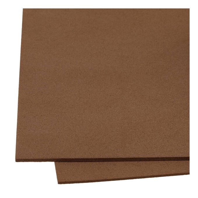 Brown EVA Foam Sheet 22.5cm x 30cm 3 Brown EVA Foam Sheet 22.5cm x 30cm