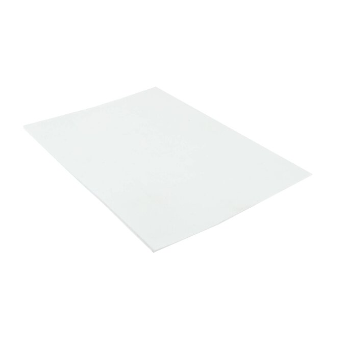 White Self-Adhesive EVA Foam Sheet 22.5 x 30cm 3 White Self-Adhesive EVA Foam Sheet 22.5 x 30cm