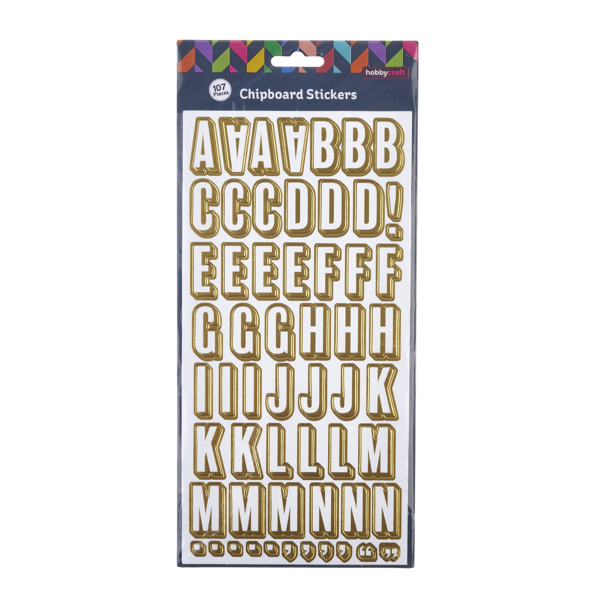 Gold Foil Alphabet Chipboard Stickers 107 Pieces 3 Gold Foil Alphabet Chipboard Stickers 107 Pieces