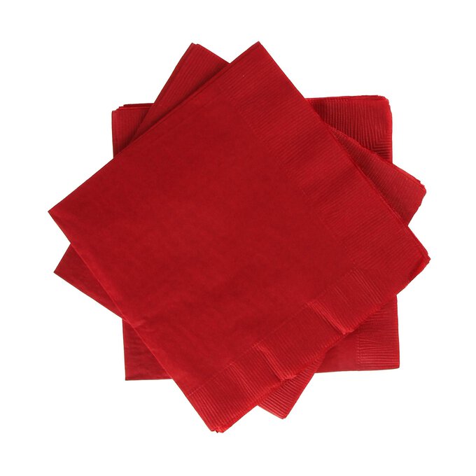 Classic Red Napkins 20 Pack