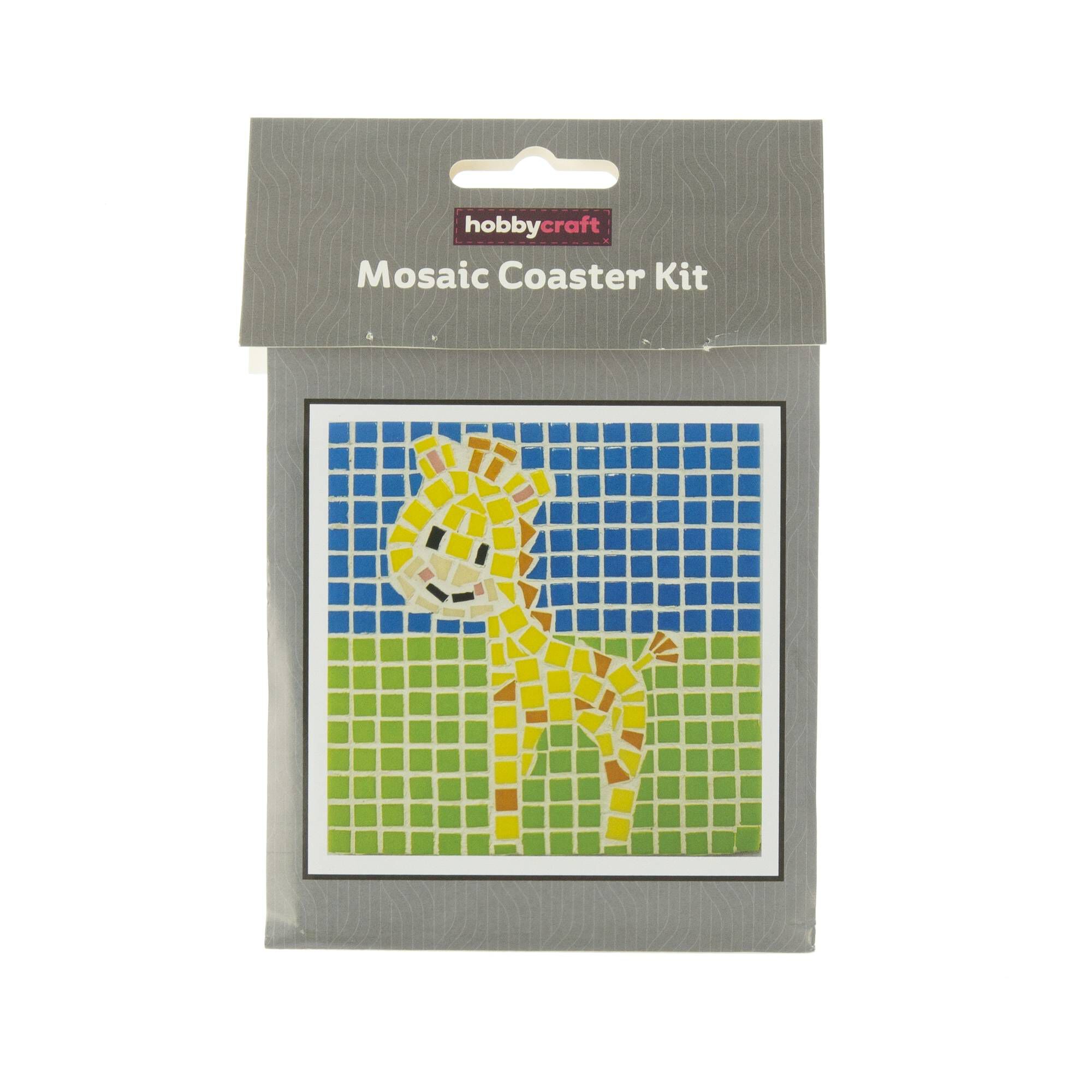 Giraffe Mosaic Coaster Kit 3 Giraffe Mosaic Coaster Kit