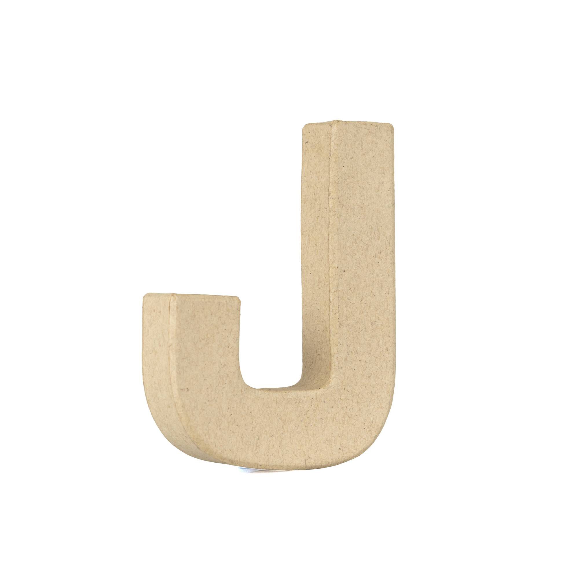 Mini Mache Letter J 10cm 1 Mini Mache Letter J 10cm