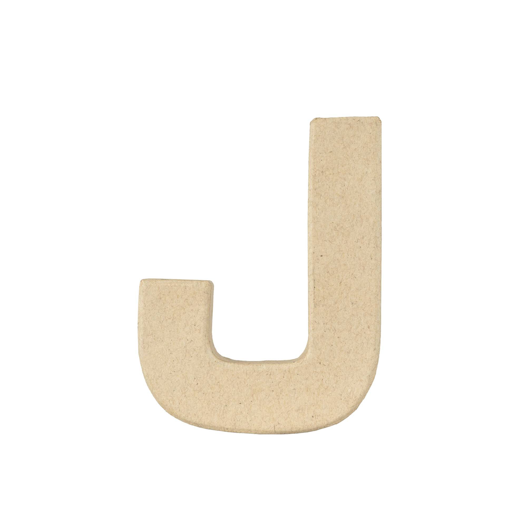 Mini Mache Letter J 10cm 5 Mini Mache Letter J 10cm