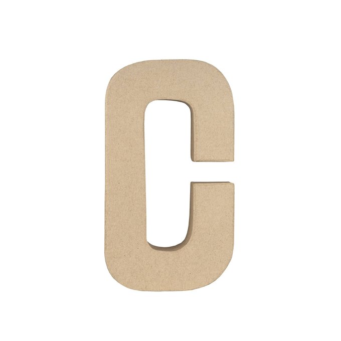 Mache Letter C 20cm 4 Mache Letter C 20cm