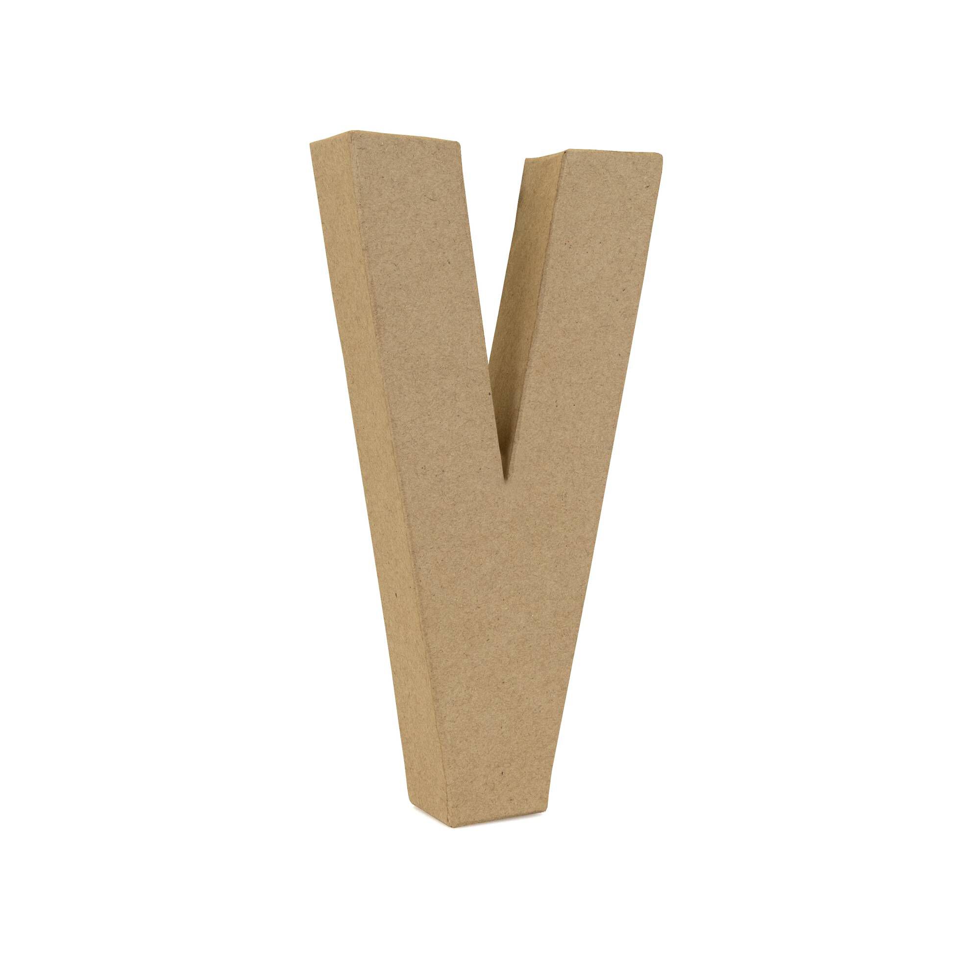Mache Letter V 20cm 1 Mache Letter V 20cm
