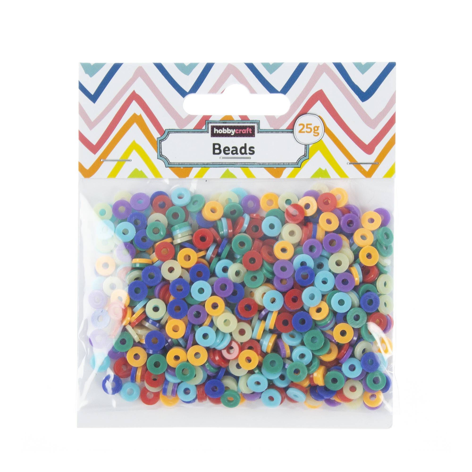 Bright Flat Beads 25g 4 Bright Flat Beads 25g