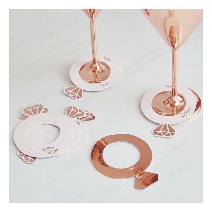 Ginger Ray Rose Gold Drink Markers 10 Pack 2 Ginger Ray Rose Gold Drink Markers 10 Pack