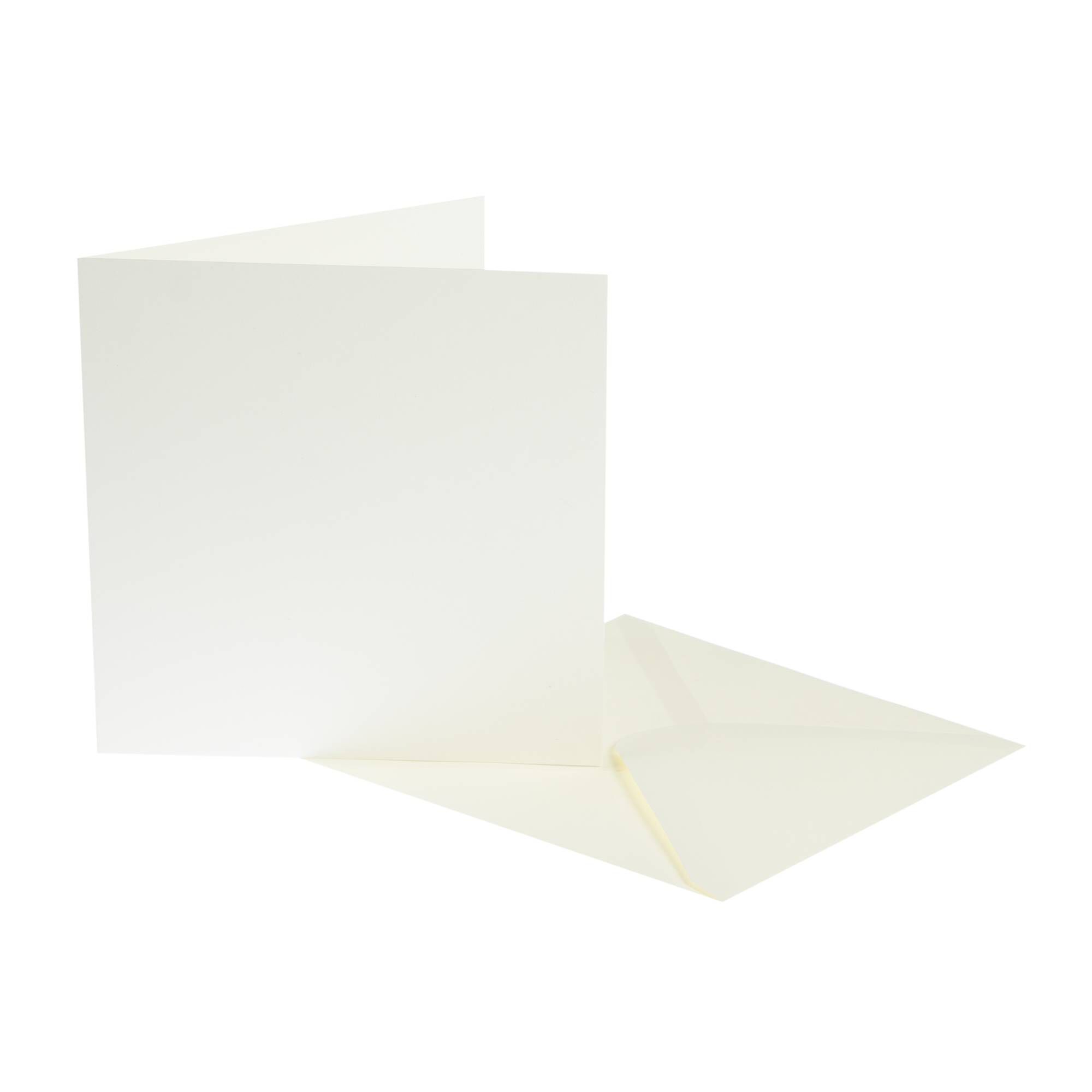 Ivory Cards 6 x 6 Inches 50 Pack