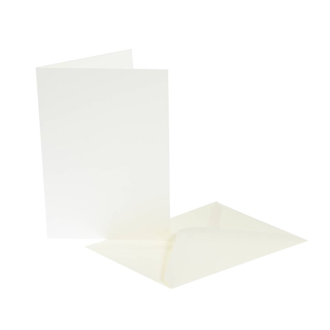 Ivory Cards 5 x 7 Inches 50 Pack