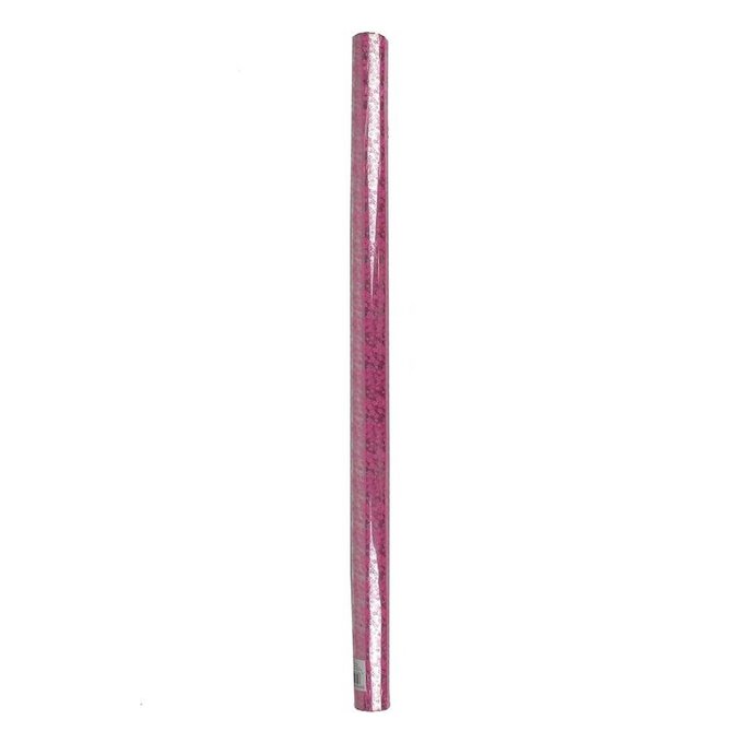 Pink Flower Cellophane Floral Wrap 76 x 365cm