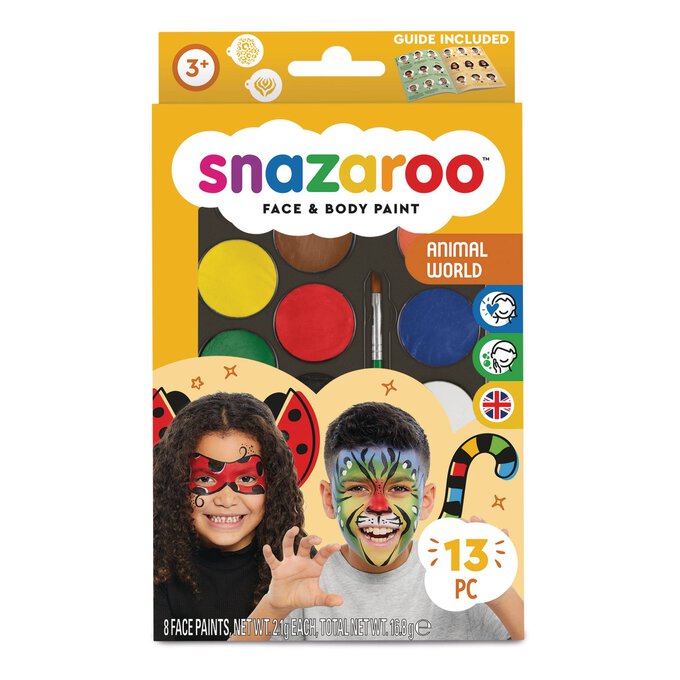 Snazaroo Animal World Face Paint Kit 1 Snazaroo Animal World Face Paint Kit