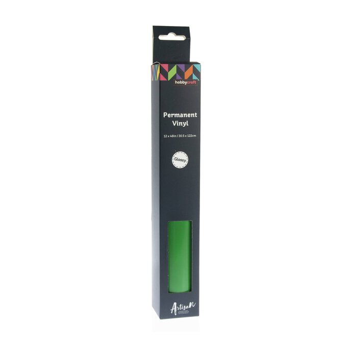 Green Glossy Permanent Vinyl 12 x 48 Inches 1 Green Glossy Permanent Vinyl 12 x 48 Inches