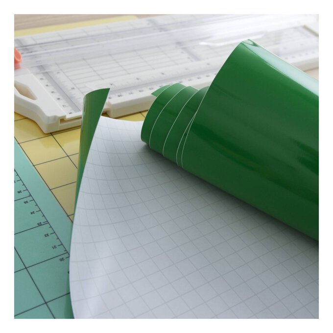Green Glossy Permanent Vinyl 12 x 48 Inches 2 Green Glossy Permanent Vinyl 12 x 48 Inches