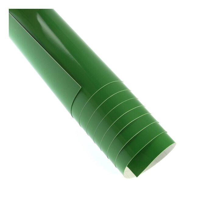 Green Glossy Permanent Vinyl 12 x 48 Inches 4 Green Glossy Permanent Vinyl 12 x 48 Inches