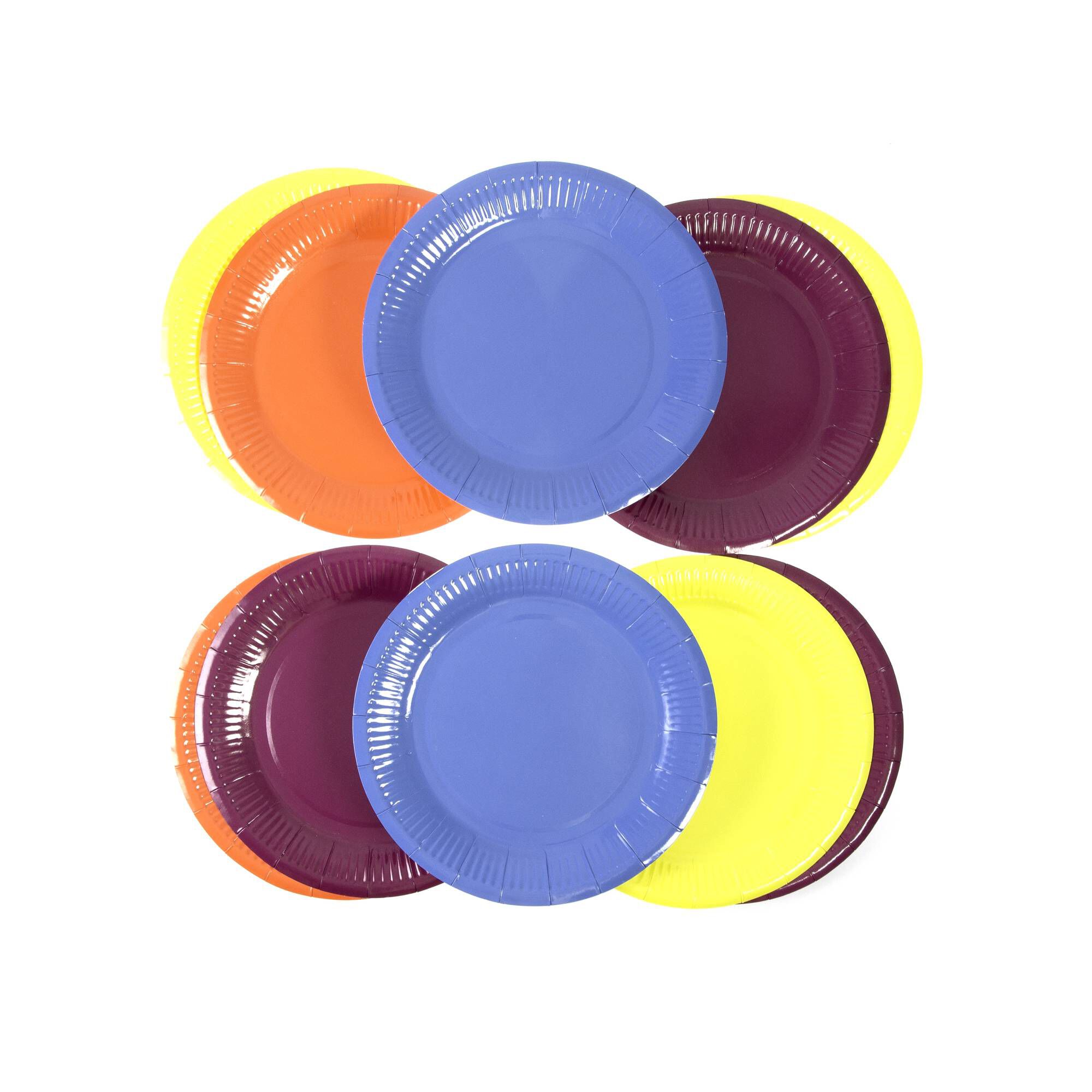 Assorted Craft Paper Plates 10 Pack