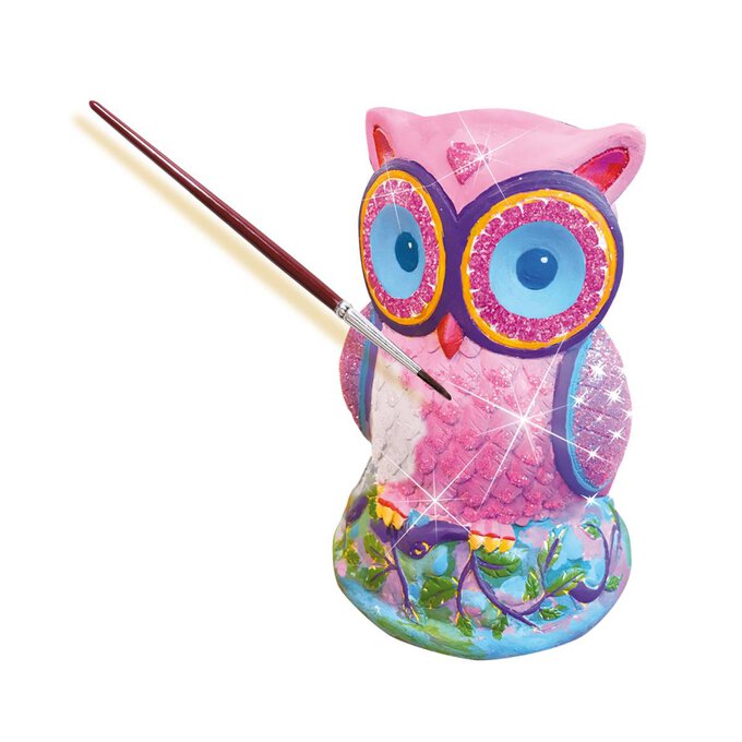 SES Creative Owl Cast and Paint Set 4 SES Creative Owl Cast and Paint Set