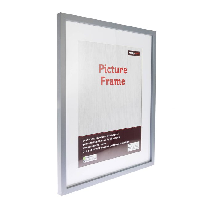 Light Grey Picture Frame 40cm x 50cm 1 Light Grey Picture Frame 40cm x 50cm