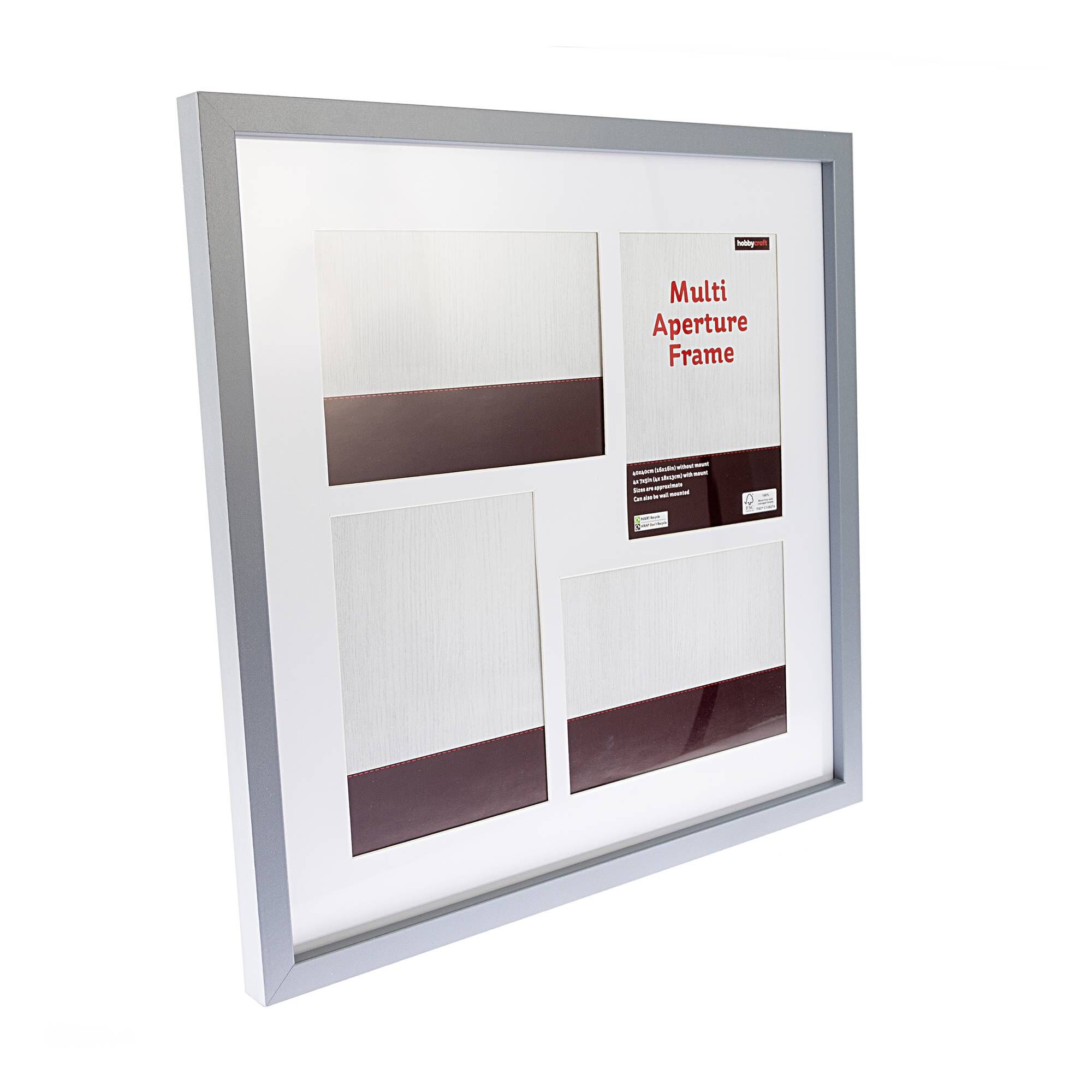 Light Grey Multi Aperture Frame 40cm x 40cm 