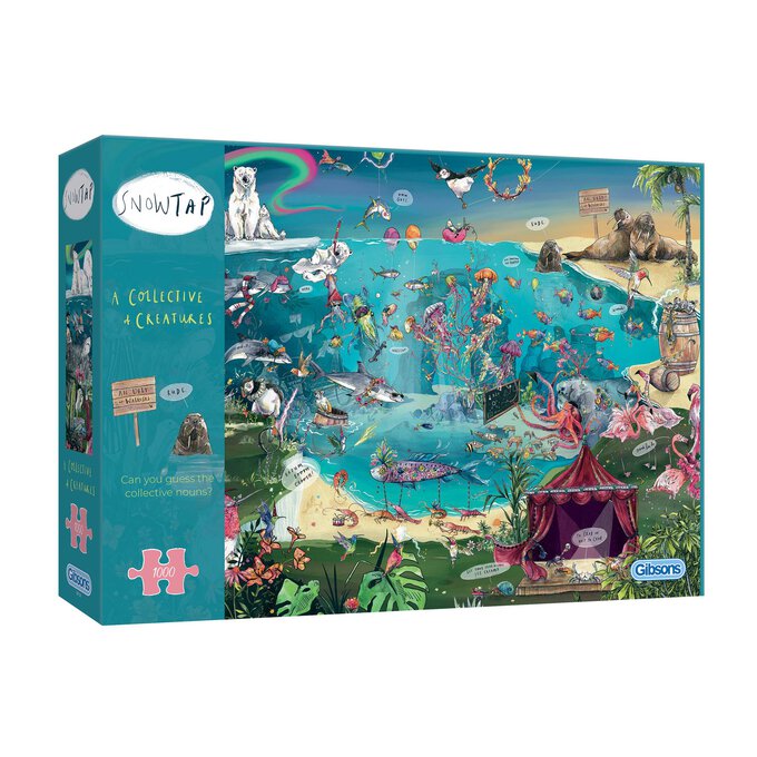 Gibsons A Collective of Creatures Jigsaw Puzzle 1000 Pieces