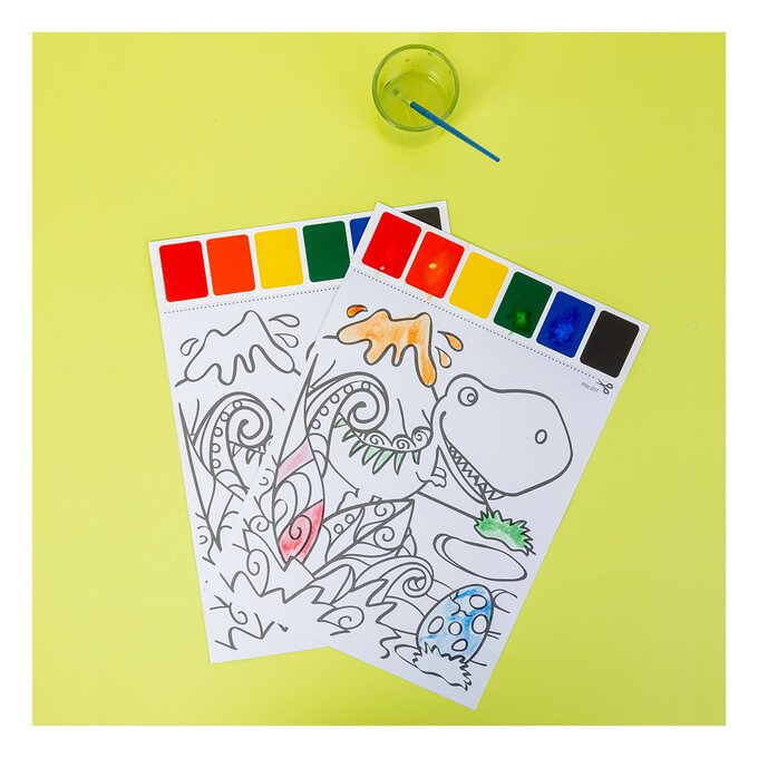 Dinosaur Paint with Water Picture 2 Pack 4 Dinosaur Paint with Water Picture 2 Pack