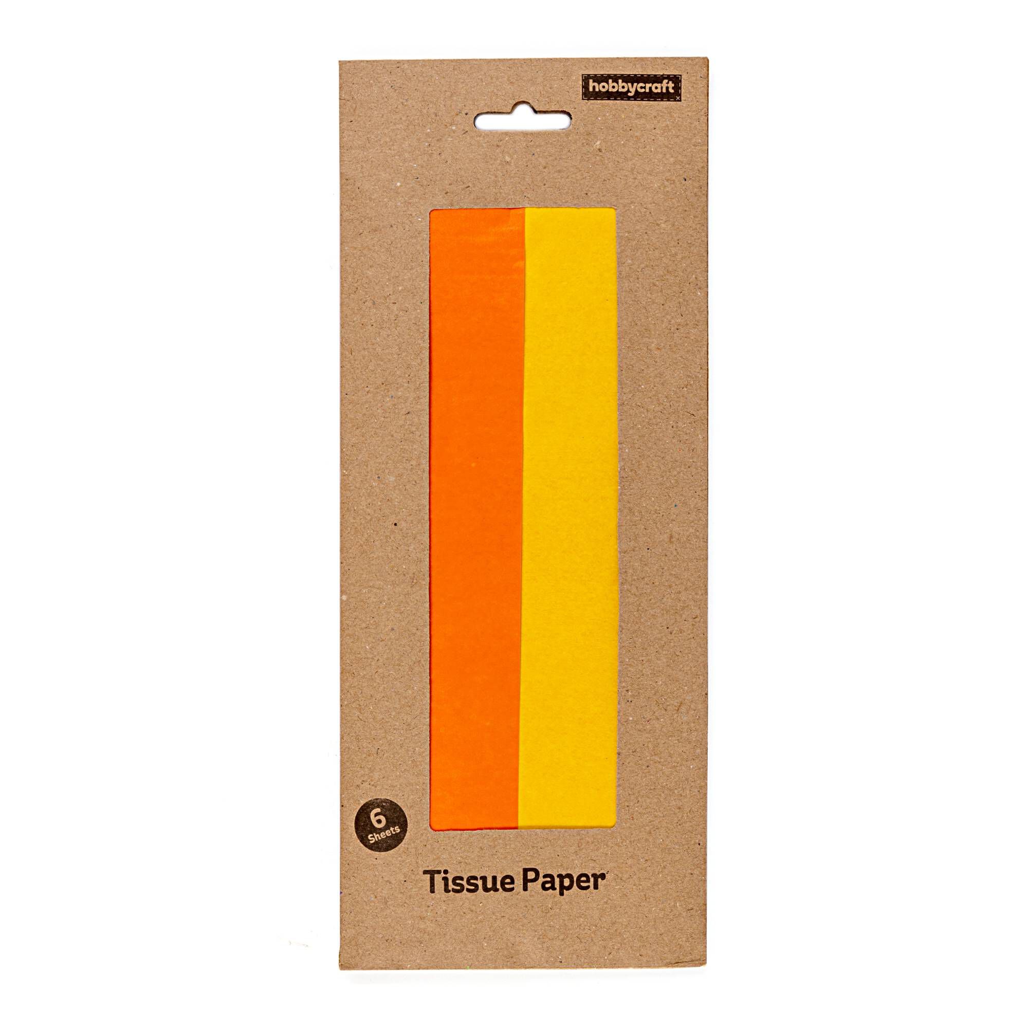 Orange and Yellow Tissue Paper 50cm x 75cm 6 Pack 3 Orange and Yellow Tissue Paper 50cm x 75cm 6 Pack