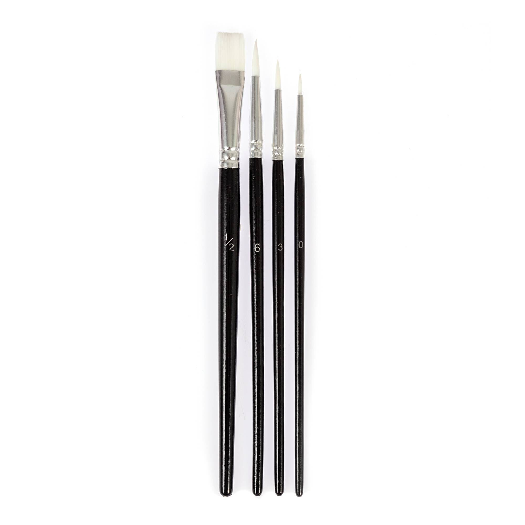 Valuecrafts Nylon Brush Set 4 Pack 1 Valuecrafts Nylon Brush Set 4 Pack