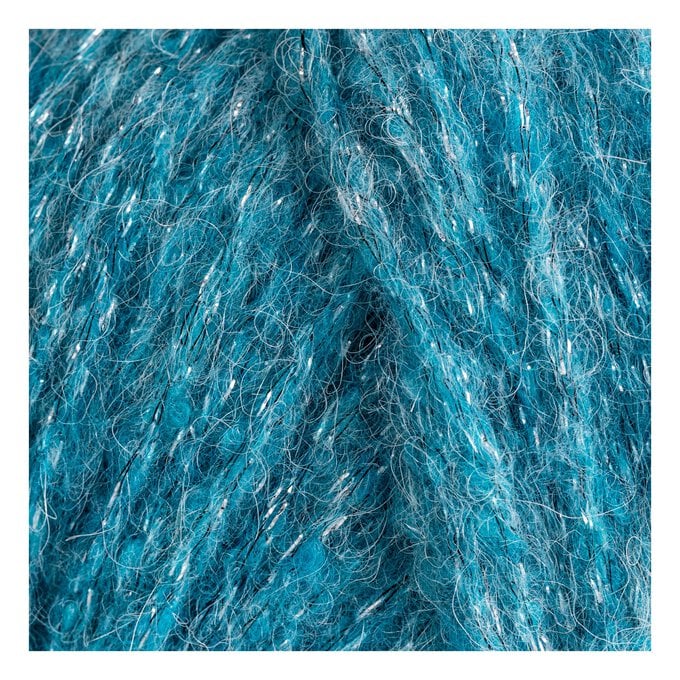 Knitcraft Turquoise Disco Daydream Chunky Yarn 50g 2 Knitcraft Turquoise Disco Daydream Chunky Yarn 50g