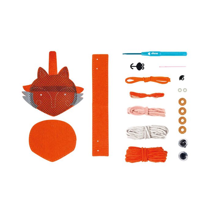Avenir Loopie Fun Fox Bag Making Kit - Hobbycraft