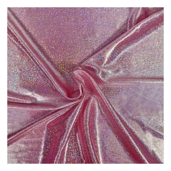 Pink Jersey Sparkle Fabric by the Metre 1 Pink Jersey Sparkle Fabric by the Metre