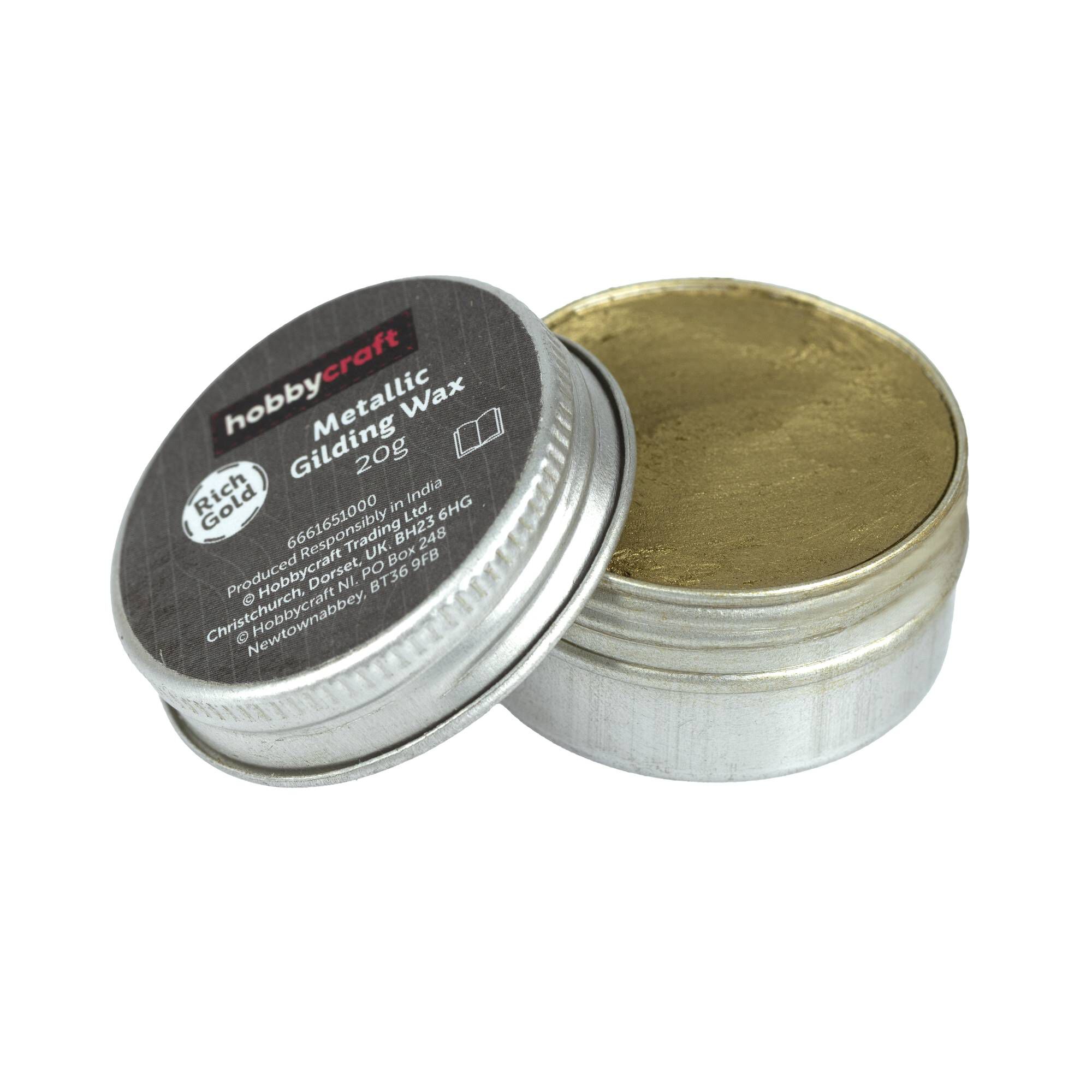 Rich Gold Metallic Gilding Wax 20ml 1 Rich Gold Metallic Gilding Wax 20ml