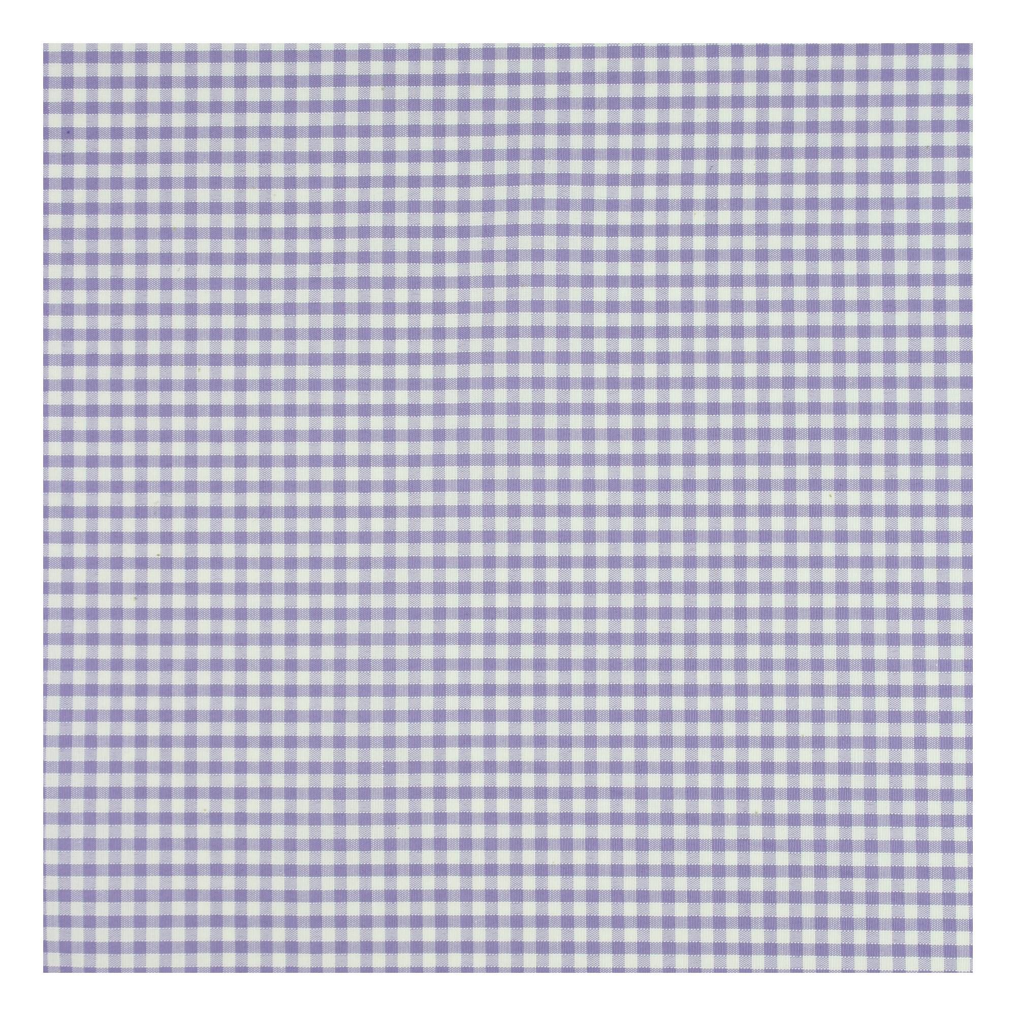 Lilac 1/8 Gingham Fabric by the Metre 2 Lilac 1/8 Gingham Fabric by the Metre