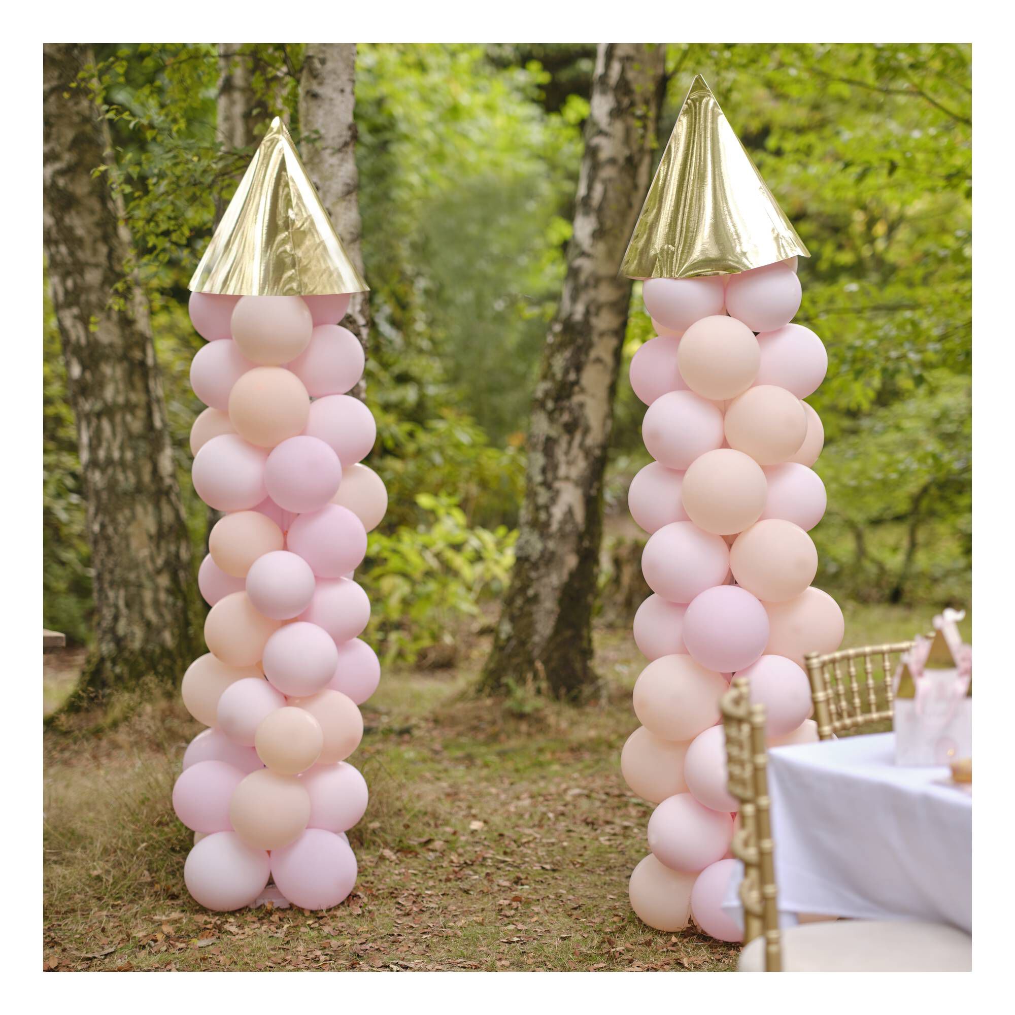 Ginger Ray Princess Party Castle Balloon Arch Kit 1 Ginger Ray Princess Party Castle Balloon Arch Kit