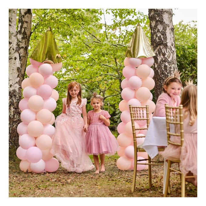 Ginger Ray Princess Party Castle Balloon Arch Kit 3 Ginger Ray Princess Party Castle Balloon Arch Kit
