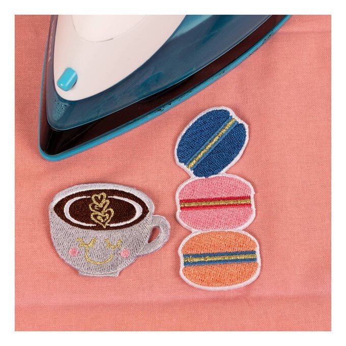 Afternoon Tea Iron-On Patches 4 Pack 2 Afternoon Tea Iron-On Patches 4 Pack