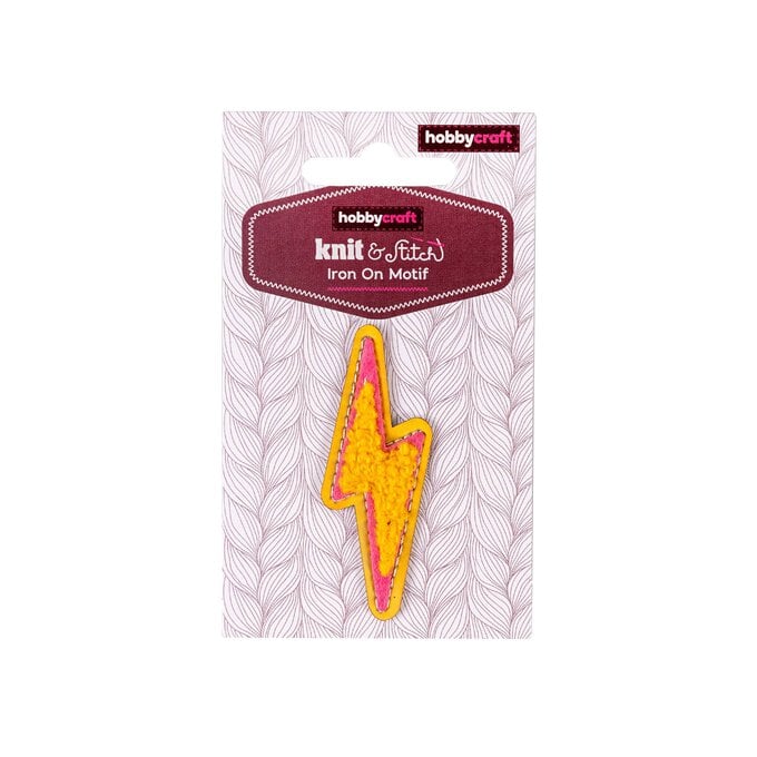 Lightning Iron-On Patch 4 Lightning Iron-On Patch