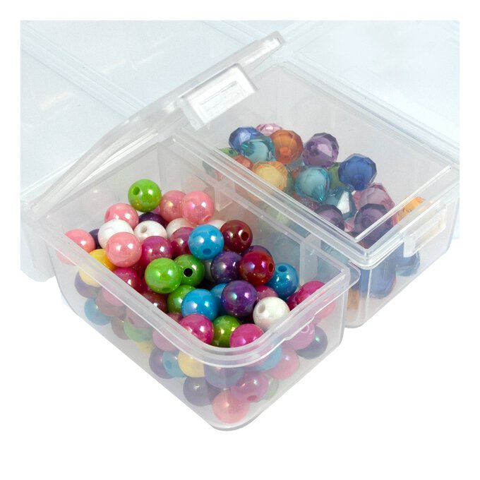 Clear Bead Storage Box 14 Compartments 3 Clear Bead Storage Box 14 Compartments