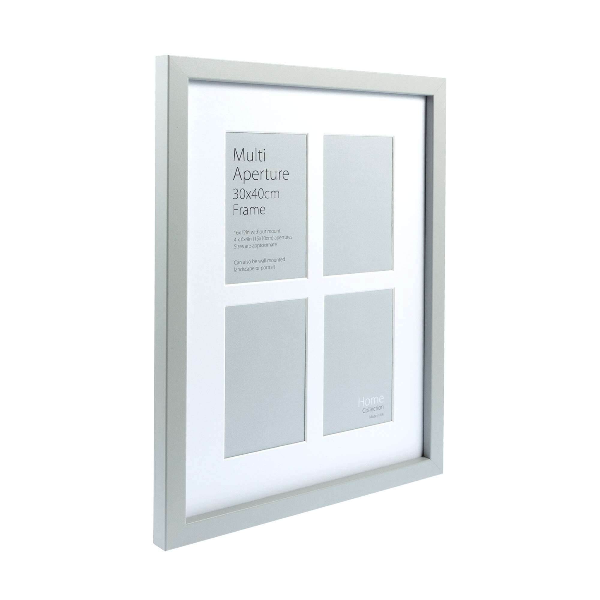 Grey Multi Aperture Frame 30cm x 40cm