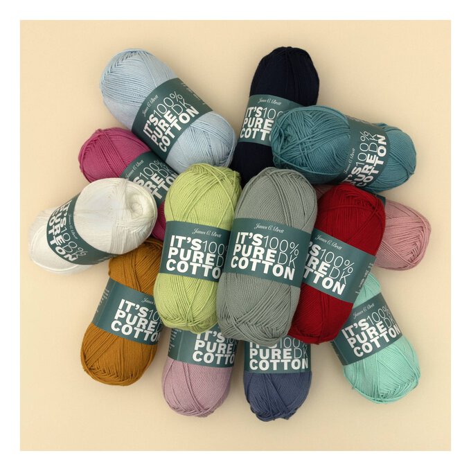James C Brett Blush It’s Pure Cotton Yarn 100g 4 James C Brett Blush It’s Pure Cotton Yarn 100g