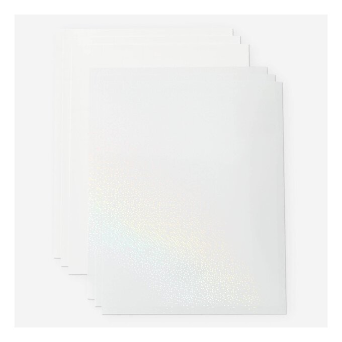 Cricut Transparent Printable Waterproof Holographic Sticker Set A4 5 Pack 4 Cricut Transparent Printable Waterproof Holographic Sticker Set A4 5 Pack