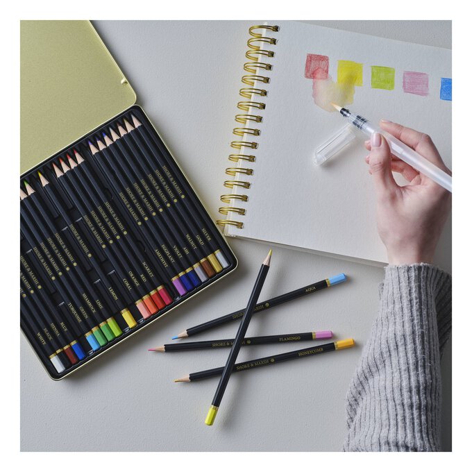 Shore & Marsh Watercolour Pencils 24 Pack 2 Shore & Marsh Watercolour Pencils 24 Pack