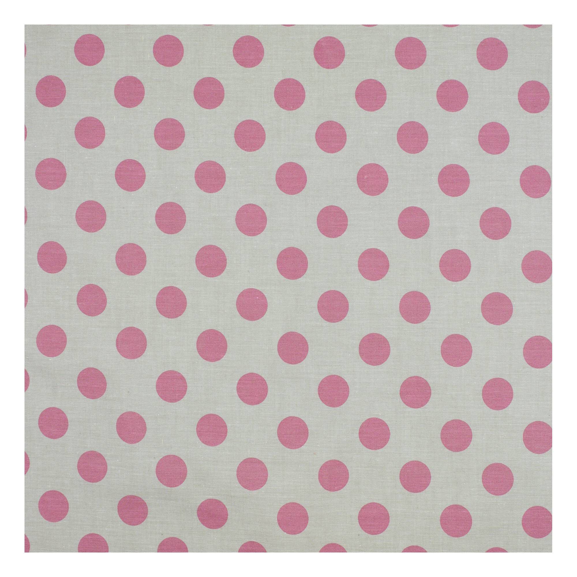 Pink Hometown Chambray Dots Fabric by the Metre 2 Pink Hometown Chambray Dots Fabric by the Metre