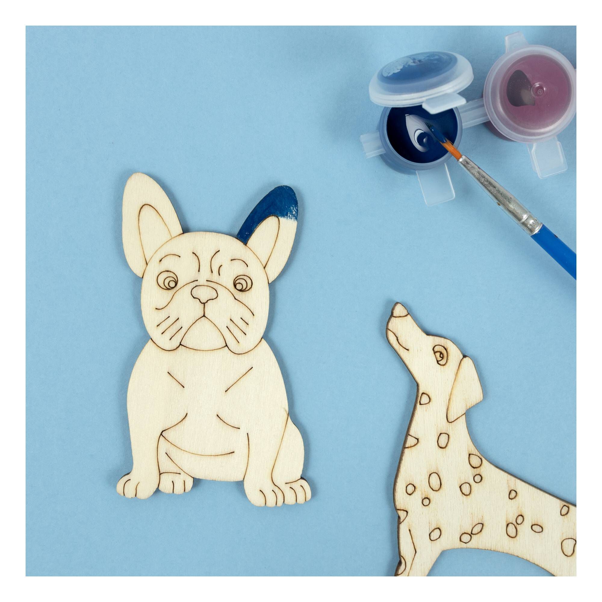 Decorate Your Own Dog Wooden Shapes 9 Pack 2 Decorate Your Own Dog Wooden Shapes 9 Pack