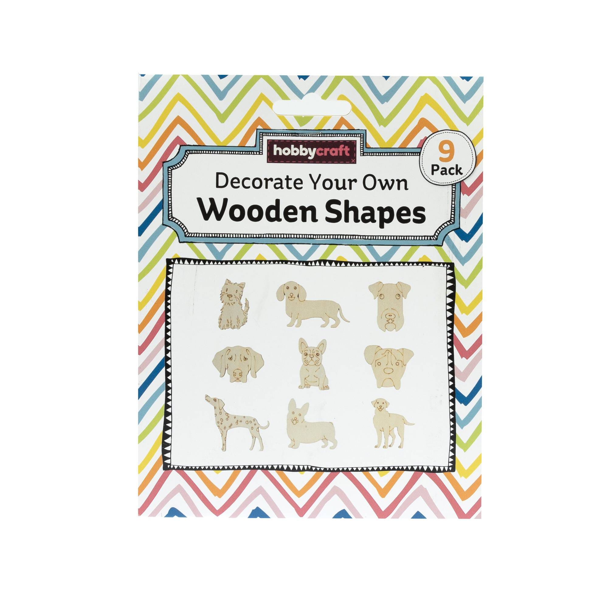 Decorate Your Own Dog Wooden Shapes 9 Pack 5 Decorate Your Own Dog Wooden Shapes 9 Pack