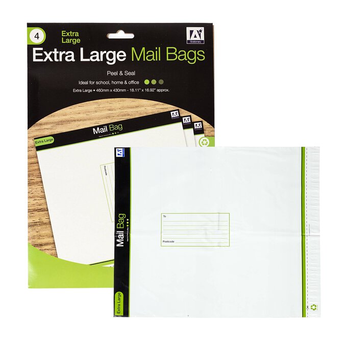 Extra Large Mail Bags 4 Pack 1 Extra Large Mail Bags 4 Pack